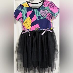 Disney Girls' Nightmare Before‎ Christmas Sally tulle character dress, Size 14